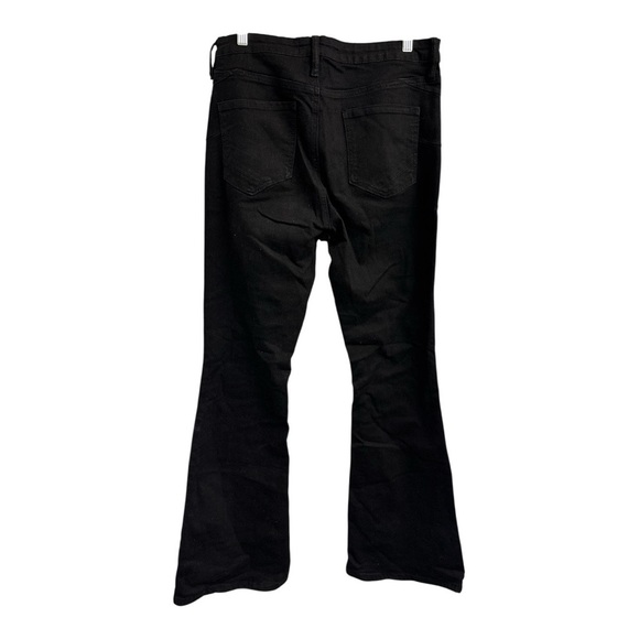 Harper Sculpting Stretch Flare Jeans - Black - Picture 3 of 7